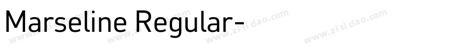 Marseline Regular字体转换